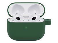 OtterBox - Eske for trådløse øretelefoner - polykarbonat, syntetisk gummi - misunnelsesgrønn - for Apple AirPods (3. generasjon) 77-90310