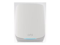 NETGEAR Orbi RBS760 - Wi-Fi-system - (utvider) - inntil 2000 kvadratfot - maske 1GbE, 2.5GbE - Wi-Fi 6 - Tri-Band RBS760-100EUS