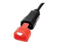 Eaton Tripp Lite Series PDU Plug Lock Connector C14 Power Cord to C13 Outlet Red 100pk - Kabelfjerningslås - rød PLC13RD