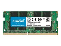 Crucial - DDR4 - modul - 4 GB - SO DIMM 260-pin - 2666 MHz / PC4-21300 - CL19 - 1.2 V - ikke-bufret - ikke-ECC CT4G4SFS8266T