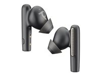 Poly Voyager Free 60 UC - True wireless-hodetelefoner med mikrofon - i øret - Bluetooth - aktiv støydemping - USB-A via Bluetooth-adapter - karbon sort - Zoom Certified 7Y8H3AA