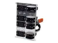 APC - Strømfordelingslist - utgangskontakter: 4 (IEC 60320 C19) - svart - for P/N: SYA12K16ICH, SYA12K16IXRCH, SYA12K16RMICH, SYA16K16IXRCH, SYA8K16ICH, SYAF16KRMICH SYPD8