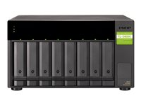 QNAP TL-D800C - Harddiskarray - 8 brønner (SATA-600) - USB 3.2 Gen 2 (ekstern) TL-D800C