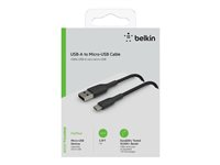 Belkin BOOST CHARGE - USB-kabel - Micro-USB type B (hann) til USB (hann) - 1 m - svart CAB007BT1MBK