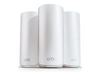 NETGEAR Orbi 870 Series RBE873 - Wi-Fi-system - (ruter, 2 utvidere) - inntil 9000 kvadratfot - maske 10GbE, 2.5GbE, Wi-Fi 7 Multibånd RBE873-100EUS