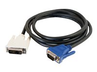 C2G - VGA-kabel - DVI-A (hann) til HD-15 (VGA) (hann) - 2 m 81206
