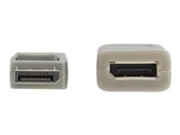 Eaton Tripp Lite Series DisplayPort Extension Cable with Active Repeater and Latching Connector (M/F), 4K 60 Hz, HDR, 4:4:4, HDCP 2.2, 20 ft. (6.1 m), TAA - DisplayPort-kabel - TAA-samsvar - DisplayPort (hann) til DisplayPort (hunn) - DisplayPort 1.2 - 6.1 m - passiv, gullbelagte kontakter, aktiv forsterker, 4K 60Hz støtte - svart, grå P579-020-4K6