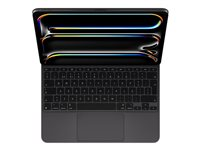 Apple Magic Keyboard - Tastatur og folioveske - med styrepute - bakbelysning - Apple Smart connector - QWERTY - Norsk - svart - for Apple 13-inch iPad Pro M4 Wi-Fi, M4 Wi-Fi + Cellular MWR53H/A