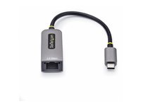 StarTech.com 2.5GbE USB-C to Ethernet Adapter - Nettverksadapter - USB-C 3.2 Gen 1 / Thunderbolt 3 - 10M/100M/1G/2,5 Gigabit Ethernet - romgrå C22G-USB-ETHERNET