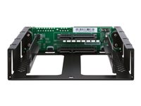 QNAP QDA-A2AR - Intern RAID-brønn - 3.5" to 2 x 2.5" - RAID RAID 0, 1, JBOD - SATA 6Gb/s QDA-A2AR