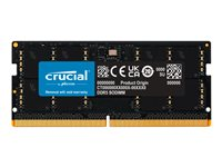 Crucial - DDR5 - modul - 32 GB - SO DIMM 262-pin - 4800 MHz / PC5-38400 - CL40 - 1.1 V - ikke-bufret - ikke-ECC CT32G48C40S5T