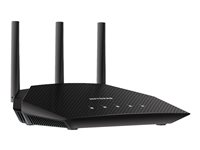 NETGEAR RAX10 - Trådløs ruter 4-portssvitsj - 1GbE - Wi-Fi 6 - Dobbeltbånd RAX10-100EUS