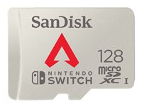 SanDisk - Flashminnekort - 128 GB - microSDXC UHS-I - for Nintendo Switch, Nintendo Switch Lite SDSQXAO-128G-GN6ZY