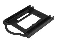 StarTech.com 2.5" HDD / SDD Mounting Bracket for 3.5" Drive Bay - Tool-less Installation - 2.5 Inch SSD HDD Adapter Bracket (BRACKET125PT) - Uttagbar harddiskramme - fra 3,5" til 2,5" - svart - for P/N: M2E4SFF8643, PEX4SFF8643, U2M2E125 BRACKET125PT