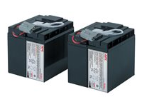 APC Replacement Battery Cartridge #55 - UPS-batteri - blysyre - 2-cellers - svart - for P/N: SMT2200C, SMT2200I-AR, SMT2200IC, SMT3000C, SMT3000I-AR, SMT3000IC, SUA3000I-IN RBC55