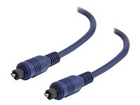 C2G Velocity - Digital audiokabel (optisk) - TOSLINK hann til TOSLINK hann - 0.5 m - fiberoptisk 80322