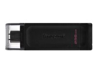 Kingston DataTraveler 70 - USB-flashstasjon - 256 GB - USB-C 3.2 Gen 1 DT70/256GB