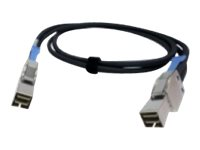 QNAP CAB-SAS10M-8644 - SAS ekstern kabel - SAS 12Gbit/s - 36 pin 4x Mini SAS HD (SFF-8644) (hann) til 36 pin 4x Mini SAS HD (SFF-8644) (hann) - 1 m - svart - for QNAP QXP-1620S-B3616W CAB-SAS10M-8644
