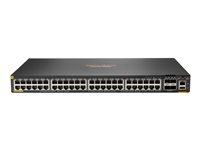 HPE Aruba Networking CX 6200F 48G Class 4 PoE 4SFP 740W Switch - Switch - Max. Stacking Distance 10 km - L3 - Styrt - 48 x 10/100/1000 (PoE+) + 4 x 100/1000 SFP - front og side til bakside - rackmonterbar - PoE+ (740 W) S0M85A#ABB