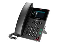 Poly VVX 250 - OBi Edition - VoIP-telefon - treveis anropskapasitet - SRTP, SIP, SDP, RTP - 4 linjer - svart 89K69AA