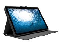 Targus Click-In - Lommebok for nettbrett - termoplast-polyuretan (TPU), polykarbonat (PC) - svart - for Samsung Galaxy Tab A11+, Tab A9+ THZ999GL