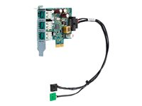 HP 12V PUSB Standard Card - USB-adapter - PCIe - PoweredUSB (12 V) - for Engage Flex Pro Retail System 5KM97AA