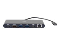 C2G USB-C Docking Station with 4K HDMI, Ethernet, USB and Power Delivery - Dokkingstasjon - USB-C / Thunderbolt 3 - HDMI - 1GbE 88846