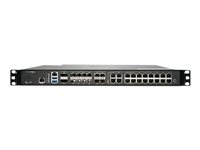 SonicWall NSa 6700 - Advanced Edition - sikkerhetsapparat - med 3-års TotalSecure - 10GbE, 40GbE, 5GbE, 2.5GbE, 25GbE - 1U - rackmonterbar 02-SSC-9594