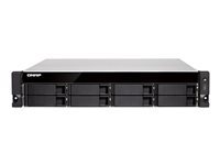 QNAP TS-877XU-RP - NAS-server - 8 brønner - kan monteres i rack - SATA 6Gb/s - RAID 0, 1, 5, 6, 10, 50, JBOD - RAM 8 GB - Gigabit Ethernet / 10 Gigabit Ethernet - iSCSI støtte - 2U TS-877XU-RP-3600-8G