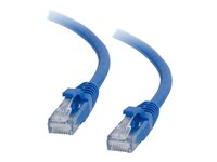 C2G - Koblingskabel - RJ-45 (hann) til RJ-45 (hann) - 5 m - UTP - CAT 5e - med støvel, uten hindringer - blå 82422