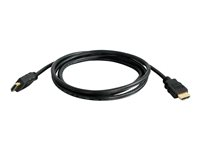 C2G 8ft 4K HDMI Cable with Ethernet - High Speed HDMI Cable -M/M - HDMI-kabel med Ethernet - HDMI hann til HDMI hann - 2.44 m - skjermet - svart 50610