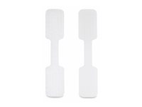 StarTech.com 3.5in (9cm) Cable Labels, 100 Pack White, Cable/Cord Tags (CABLE-TAG-HLWH) - Kabelidentifiseringsetiketter - borrelåsfeste, skrivbar - 9 cm - hvit (en pakke 100) CABLE-TAG-HLWH