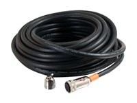 C2G RapidRun Multi-Format Runner Cable - CMG-rated - Video/lydkabel - MUVI-kontakt hunn til MUVI-kontakt hunn - 30.5 m - svart 87113