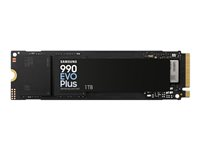 Samsung 990 EVO Plus MZ-V9S1T0 - SSD - kryptert - 1 TB - intern - M.2 2280 - PCIe 5.0 x2 (NVMe) - 256-bit AES - TCG Opal Encryption 2.0 MZ-V9S1T0BW