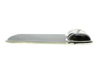 Kensington Duo Gel Mouse Wristrest Wave - Musematte med håndleddsstøtte - totonet grafitt 62399