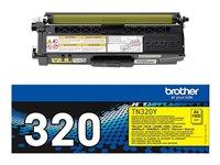 Brother TN320Y - Gul - original - tonerpatron - for Brother DCP-9055, DCP-9270, HL-4140, HL-4150, HL-4570, MFC-9460, MFC-9465, MFC-9970 TN320Y