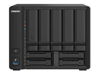 QNAP TS-932PX - NAS-server - 9 brønner - SATA 6Gb/s - RAID 0, 1, 5, 6, 10, 50, JBOD, 5 hot spare, 6 hot spare, 60, 50 hot spare, 10 hot spare, 60 hot spare, 1 aktiv reservedel - RAM 4 GB - Gigabit Ethernet / 2.5 Gigabit Ethernet / 10 Gigabit Ethernet - iSCSI støtte TS-932PX-4G