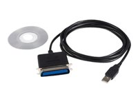 StarTech.com 6 ft. (1.8 m) USB to Parallel Port Adapter - IEEE-1284 - Male/Male - USB to Centronics Cable (ICUSB1284) - Parallelladapter - USB 2.0 - IEEE 1284 ICUSB1284