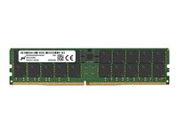 Micron - DDR5 - modul - 64 GB - DIMM 288-pin - 6400 MT/s / PC5-25600 - CL52 - registrert - ECC MTC40F2046S1RC64BH1T