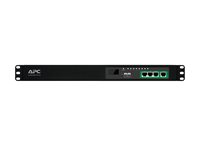 APC Easy Switched PDU EPDU1016S - Strømfordelerenhet (kan monteres i rack) - AC 200/208/230 V - 3680 VA - Ethernet - inngang: IEC 60320 C20 - utgangskontakter: 8 (8 x IEC 60320 C13) - 1U - 2.5 m kabel - svart EPDU1016S