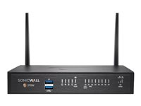 SonicWall TZ Series (Gen 7) TZ370W - Sikkerhetsapparat - med 3 års Essential Protection Service Suite - 1GbE - Wi-Fi 5 - 2.4 GHz, 5 GHz - SonicWall Promotional Tradeup - skrivebord 03-SSC-1373