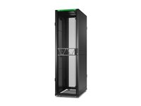 APC NetShelter SX Gen 2 - Rack skap - 2124 H x 600W x 1070D mm, med sider - står på gulv - svart - 45U - 19" - TAA-samsvar AR3105B2