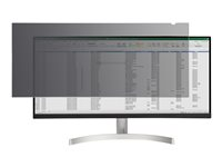 StarTech.com Monitor Privacy Screen for 34 inch Ultrawide Display, 21:9 Widescreen Computer Screen Security Filter, Blue Light Reducing (PRIVSCNMON34W) - Personvernfilter for skjerm - 34" bredde - gjennomsiktig PRIVSCNMON34W