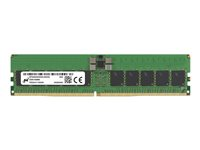 Micron - DDR5 - modul - 32 GB - DIMM 288-pin - 6400 MT/s / PC5-25600 - CL52 - registrert - ECC MTC20F2085S1RC64BH1T