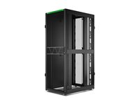 APC NetShelter SX Gen 2 - Rack skap - 1991 H x 750W x 1070D mm, med sider - står på gulv - svart - 42U - 19" - TAA-samsvar AR3150B2