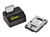 StarTech.com USB 3.0 Hard Drive Eraser Dock for 2.5" & 3.5" SATA/ IDE SSD HDD + mSATA & M.2 - Standalone Secure Erase Wiper & Sanitizer (SDOCK1EU3P) - Harddisksletter - svart - for P/N: SVA12M5NA SDOCK1EU3P