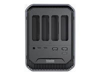 SanDisk Professional PRO-DOCK 4 - Dokkingstasjon for kortleser - brønner: 4 - Thunderbolt 3 SDPD14F-0000-MBAAD