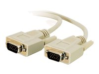 C2G Economy - VGA-kabel - HD-15 (VGA) (hann) til HD-15 (VGA) (hann) - 3 m - formstøpt, tommelskruer 81162
