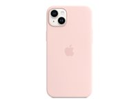 Apple - Baksidedeksel for mobiltelefon - MagSafe-samsvar - silikon - krittrosa - for iPhone 14 Plus MW523ZM/A