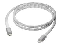 dbramante1928 re-charge - Lightning-kabel - USB-C hann til Lightning hann - 1.2 m - flettet kabel, 100 % resirkulert plast CB12CLGR7117